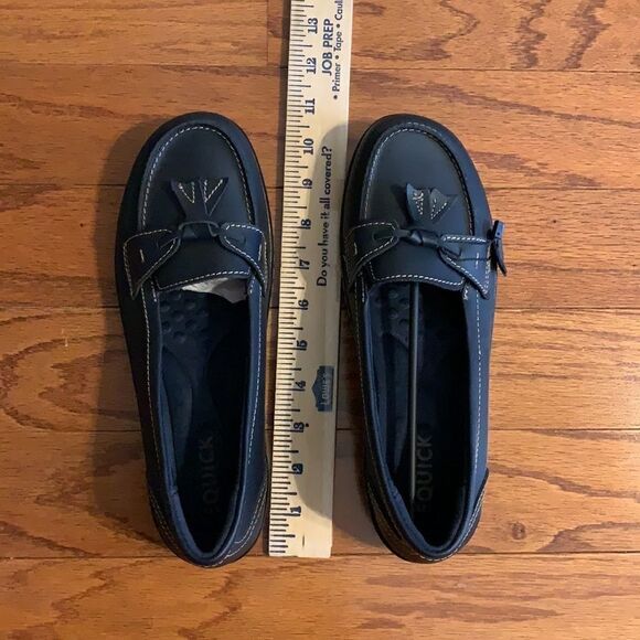 EQUICK Ladies size 39 navy blue loafers - Picture 7 of 8